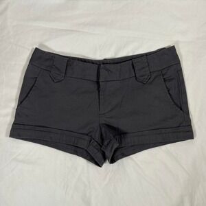vintage y2k forever 21 grey office siren micro shorts
